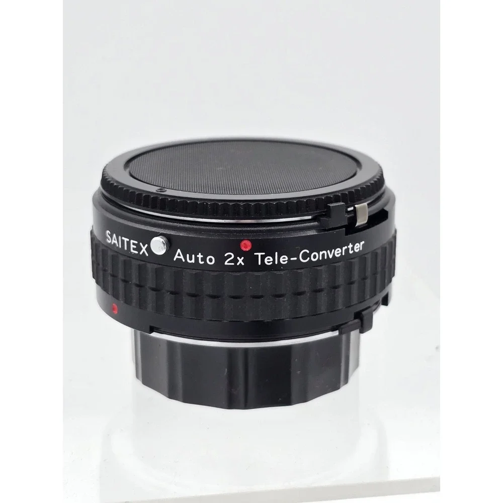 Saitex Auto Tele Converter 2X - MC for M/MD with‎ Case & Caps